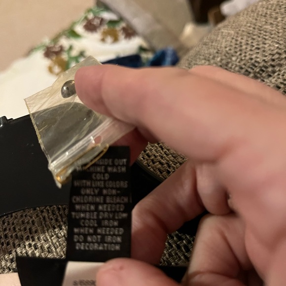 NWOT Beautiful Blush Pink With Metal Stud Trim Details VNeck Alfani Woman SZ 24 - Picture 4 of 5